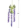 Yapay Çiçek Sarkan 3 Dallı Akasya 90 cm Mor
