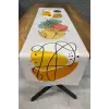 Yaprak Desenli Runner 40x140 Cm