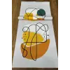 Yaprak Desenli Runner 40x140 Cm