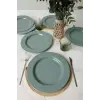 Yeşil Assos Servis Tabağı 28 Cm 6 Adet 326