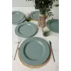 Yeşil Assos Servis Tabağı 28 Cm 6 Adet 326