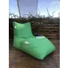 Yeşil daybed armut koltuk