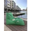 Yeşil daybed armut koltuk
