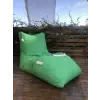 Yeşil daybed armut koltuk