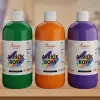Yeşil, Mor, Turuncu Akrilik Boya 3lü Set 3x500 gr