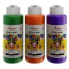 Yeşil-Mor-Turuncu Parmak Boyası Set, 3x120 ml, 3lü