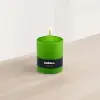 Yeşil Silindir Baton Mum 6 x 8 cm