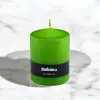 Yeşil Silindir Baton Mum 6 x 8 cm