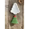 Yılbaşı Çam Ağacı Mum Kalıbı (Silikon)