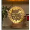 Yılbaşı Papatya Çiçek Hediyesi, Papatya 3D LED Lamba