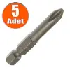 Yıldız Bits Uç PH2 50 mm Matkap Vidalama Ucu (5 Adet)