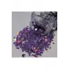 Yıldız Desenli Işıltılı Nail Art Pulları