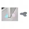 Yonca 3 Kademeli Silikon Kapı Stoperi Set, 4lü