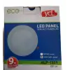 Yücel 9W LED Panel Eko Yuvarlak Günışığı 3000k