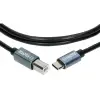 Yüksek Hızlı USB 2.0 C-B Uçlu USB Data Kablosu 3m
