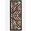 Zebra Desen Karamel Soft Pamuk Şal