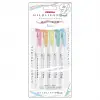 Zebra Mıldlıner Brush Pen 5C-N Set