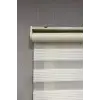 Zebra Stor Dar Plise Güneşlik Perde, Krem, 60 x 200