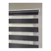 Zebra Stor Geniş Plise Güneşlik Perde, Antrasit Gri, 150 x 200
