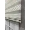 Zebra Stor Perde Dar Plise Güneşlik Perde, Krem, 100 x 200