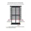 Zebra Stor Perde Ekru Etek Dilimli Stb-400-V02