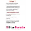 Zebra Stor Perde Ekru Etek Dilimli Stb-400-V02