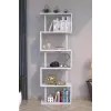 Zero Dekoratif Kitaplık Beyaz