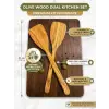 Zeytin Ağacı Spatula 2li Set, İnce ve Hafif