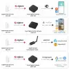 Zigbee Çift Pili Kapı Pencere Sensörü (Tuya, Smart Life, Zigbee2MQTT Uyumlu)