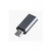 ZR352 Type-C to Micro çevirici mini adaptör, gri BBZR352