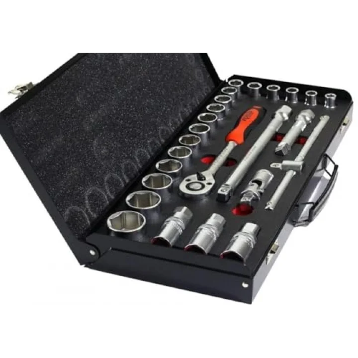 006-RC1126 1/2 İnç Altıgen Lokma Seti 25 Parça