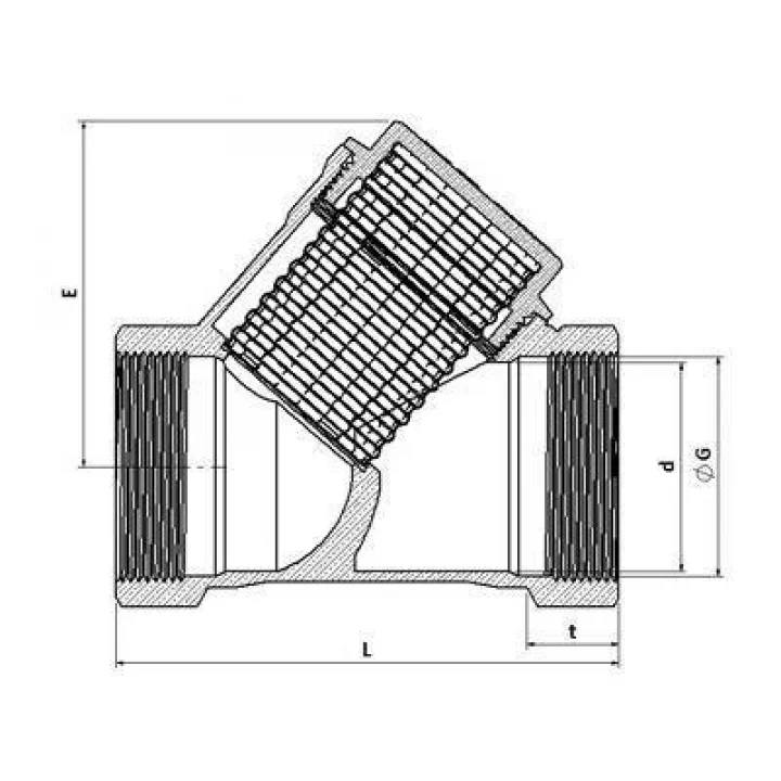 Mey İthalat® 1/2 Filtre Pislik Tutucu Pirinç