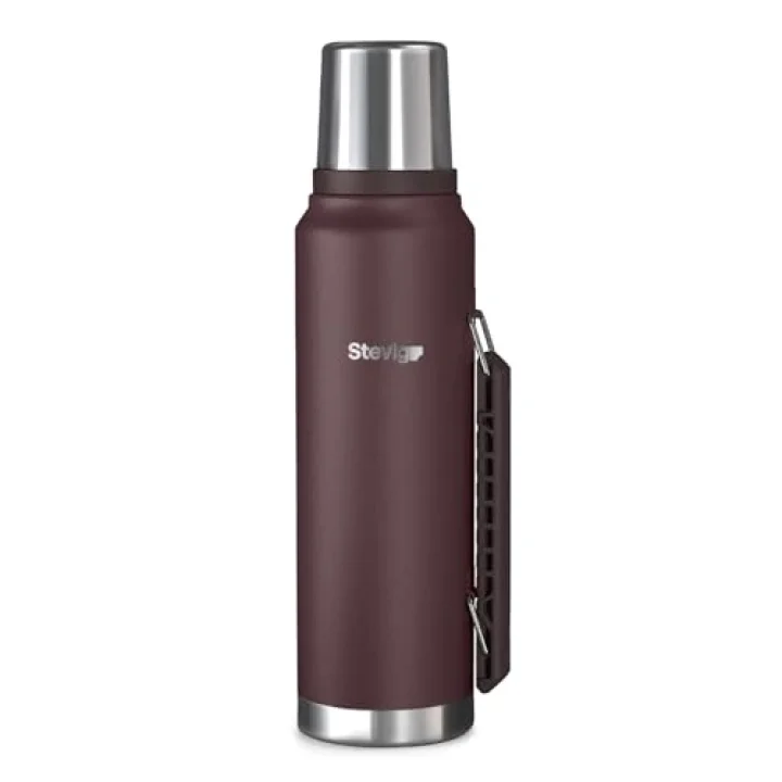 1 Camper Klasik Kulplu Sızdırmaz Çelik Termos 1.2 LT Dark Plum ST-258