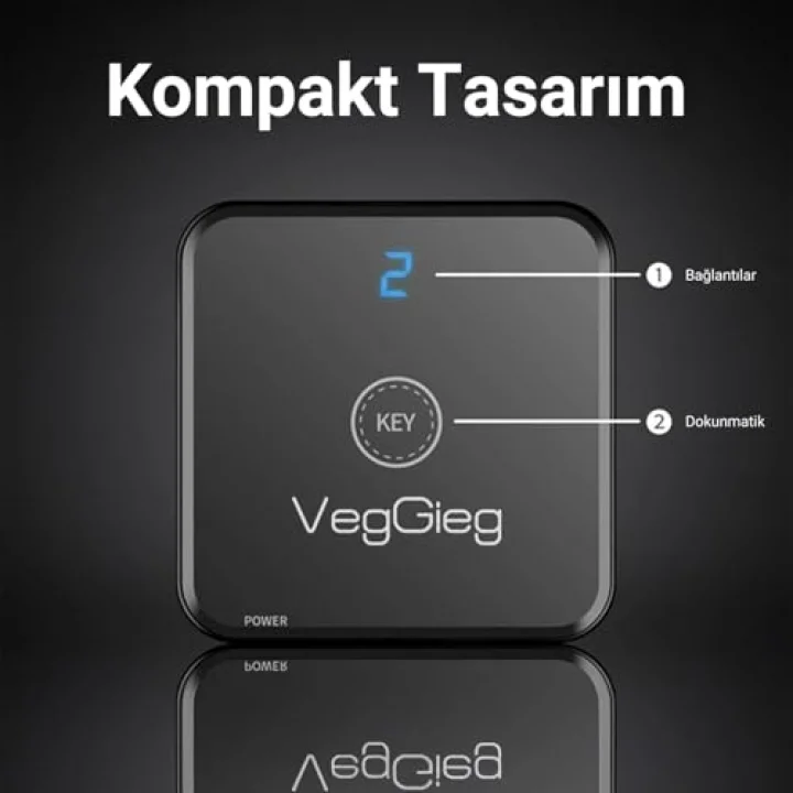 1 Giriş 2 Çıkış / 2 Giriş 1 Çıkış Çift Yönlü 4K HDMI 2.0 Switch