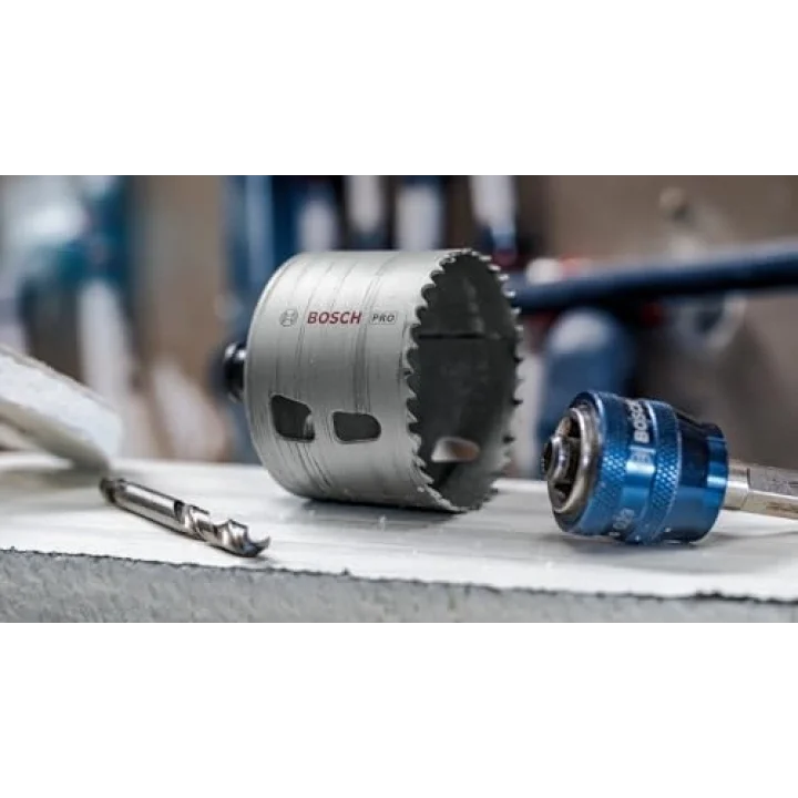 1 x PRO Multi Material Power Change Plus Hole Testere (Softwood, Drywall, Ø 70 mm, Professional Accessory Rotary Drill/Drivers)