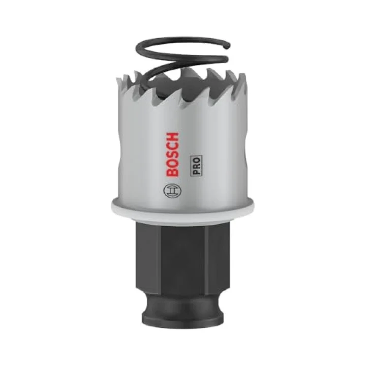 1 x Pro Sheet Metal Power Change Plus Delikli Testere (Paslanmaz Çelik Levhalar, Çelik Levhalar, Ø 27 mm, Profesyonel Aksesuar Döner Matkap/Sürücü)