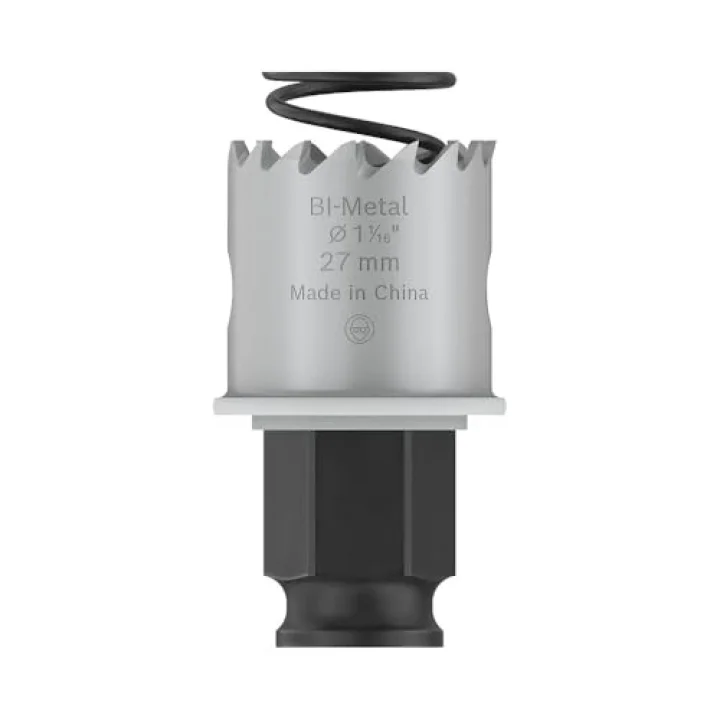 1 x Pro Sheet Metal Power Change Plus Delikli Testere (Paslanmaz Çelik Levhalar, Çelik Levhalar, Ø 27 mm, Profesyonel Aksesuar Döner Matkap/Sürücü)