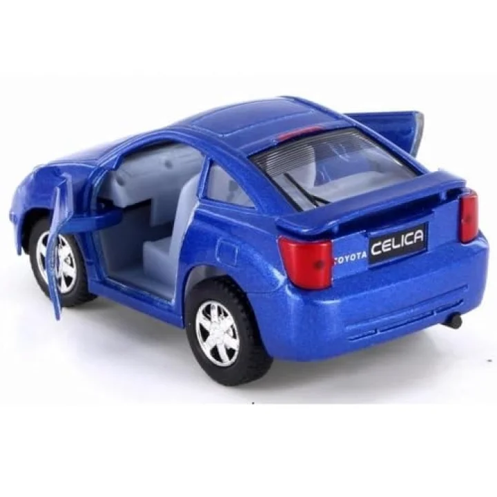 10 cm. Çek Bırak Mavi Toyota Celica Diecast Araba