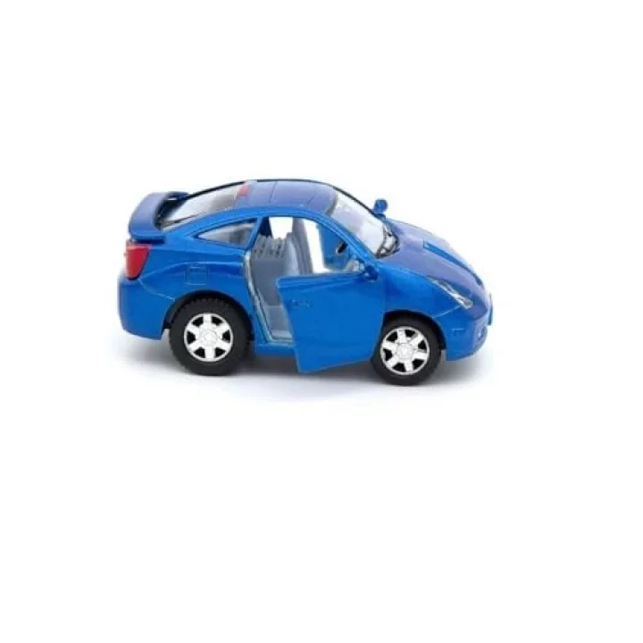 10 cm. Çek Bırak Mavi Toyota Celica Diecast Araba