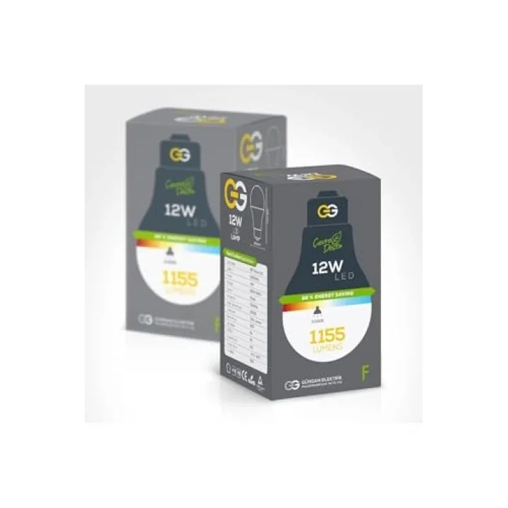 10lu LED Ampul 12W Sarı Işık E27 (3000K 220-240V)