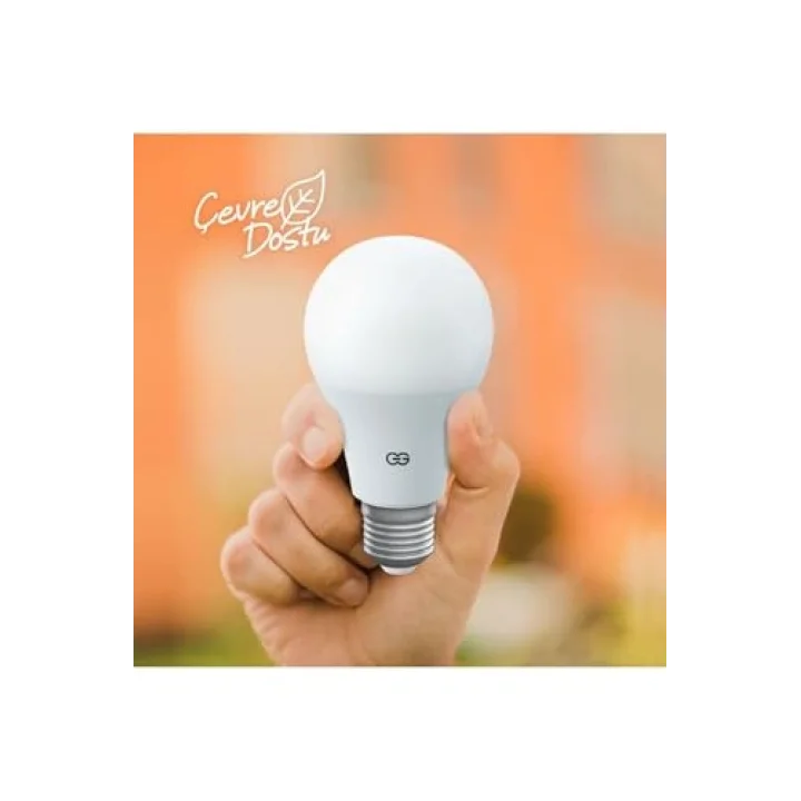 10lu LED Ampul 9W Sarı Işık E27 (3000K 220-240V)