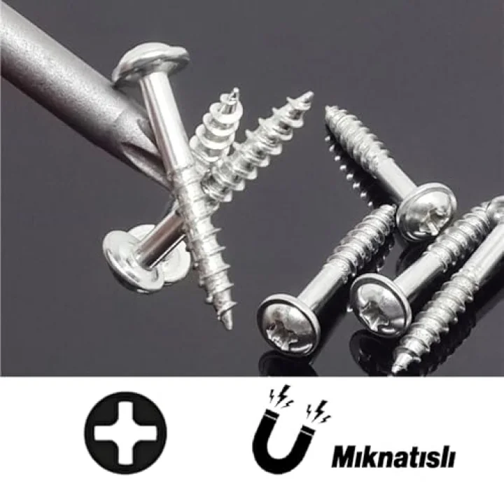(10lu SET) Mıknatıslı Yıldız PH2 Bits Uç 75 mm Kutulu Manyetik 1/4 Matkap Ucu 7.5 cm Uzunluk