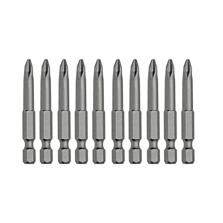 (10lu SET) Mıknatıslı Yıldız PH2 Bits Uç 75 mm Kutulu Manyetik 1/4 Matkap Ucu 7.5 cm Uzunluk