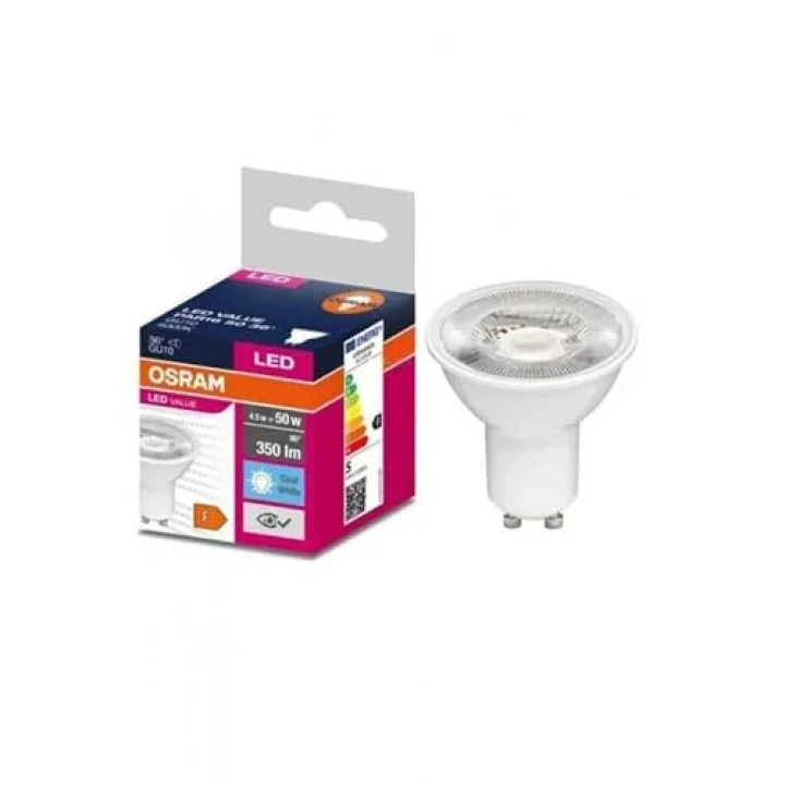 10lu Value PAR16 50 36D 4.5W Soğuk Beyaz 4000K GU10 Led Ampul