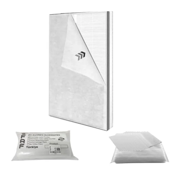 10 Pcs Electrostatic Dust Trap Pre-filter For Xiaomi Purifier Serileri İle Uyumlu Hava Temizleyici Filtre Üstü Elektrostatik Toz Tutucu Koruyucu (Smartmi E1)