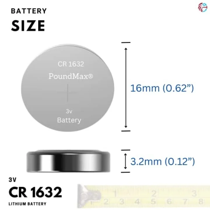 10 x 1632 CR1632 DL1632 3V Lityum Madeni Para Pilleri