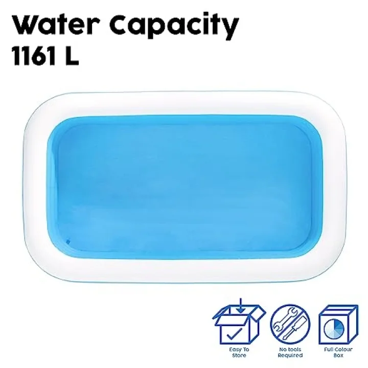 10 x 6 x 22/3.05m x 1.83m x 56 cm Blue Rectangular Pool