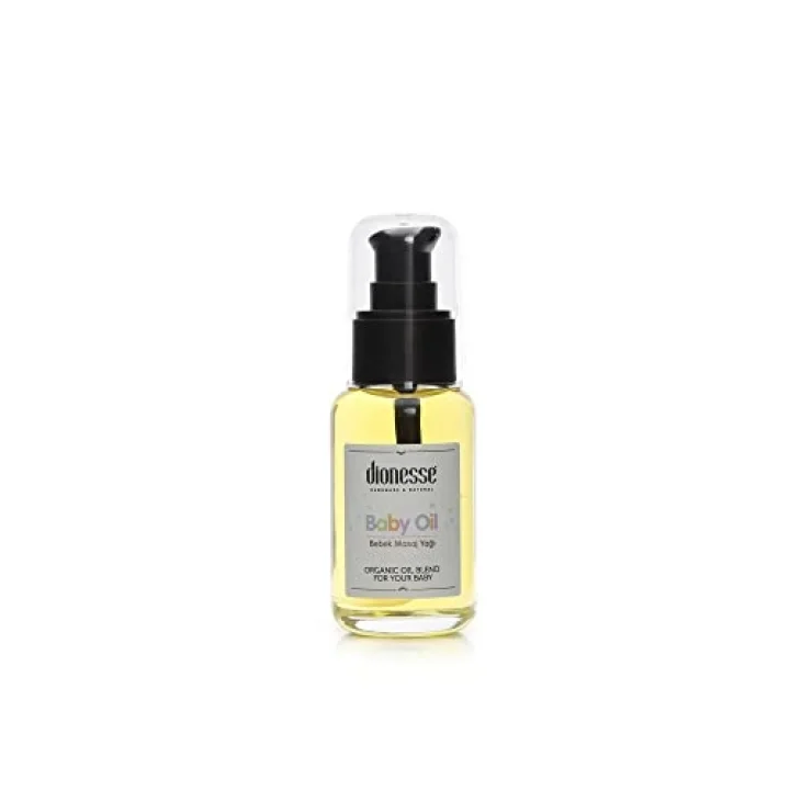 100% Doğal İçerikli Bebek Bakım Yağı 50 ml - Organik Bitkisel Yağlı Bebek Yağı, Rahatlatıcı ve Hızlı Emilim