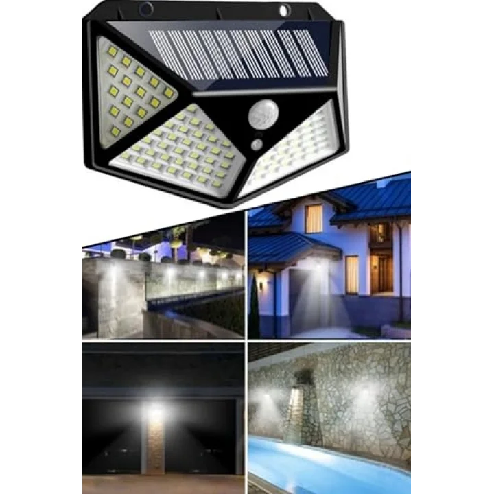 100 Led Güneş Enerjili Solar Bahçe Lambası
