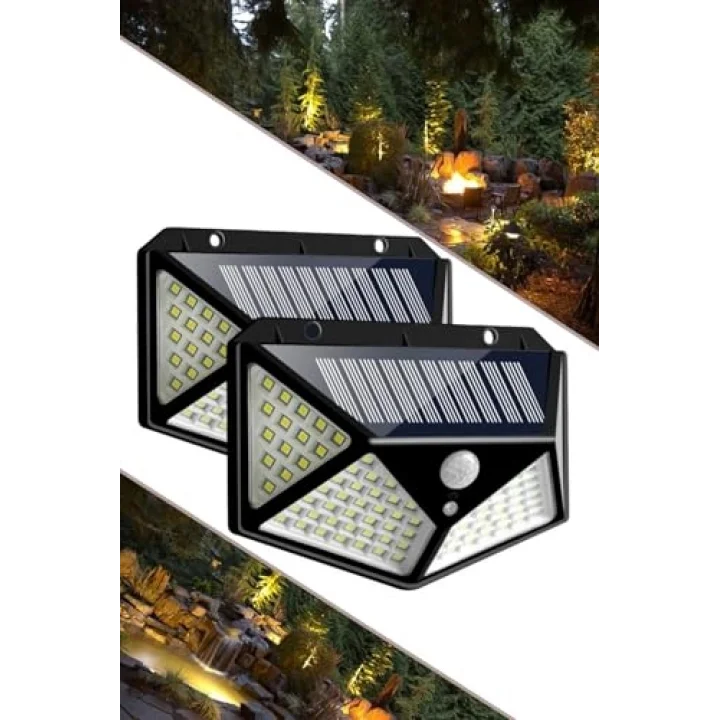 100 Led Güneş Enerjili Solar Bahçe Lambası